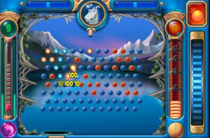 A sample Peggle screenshot