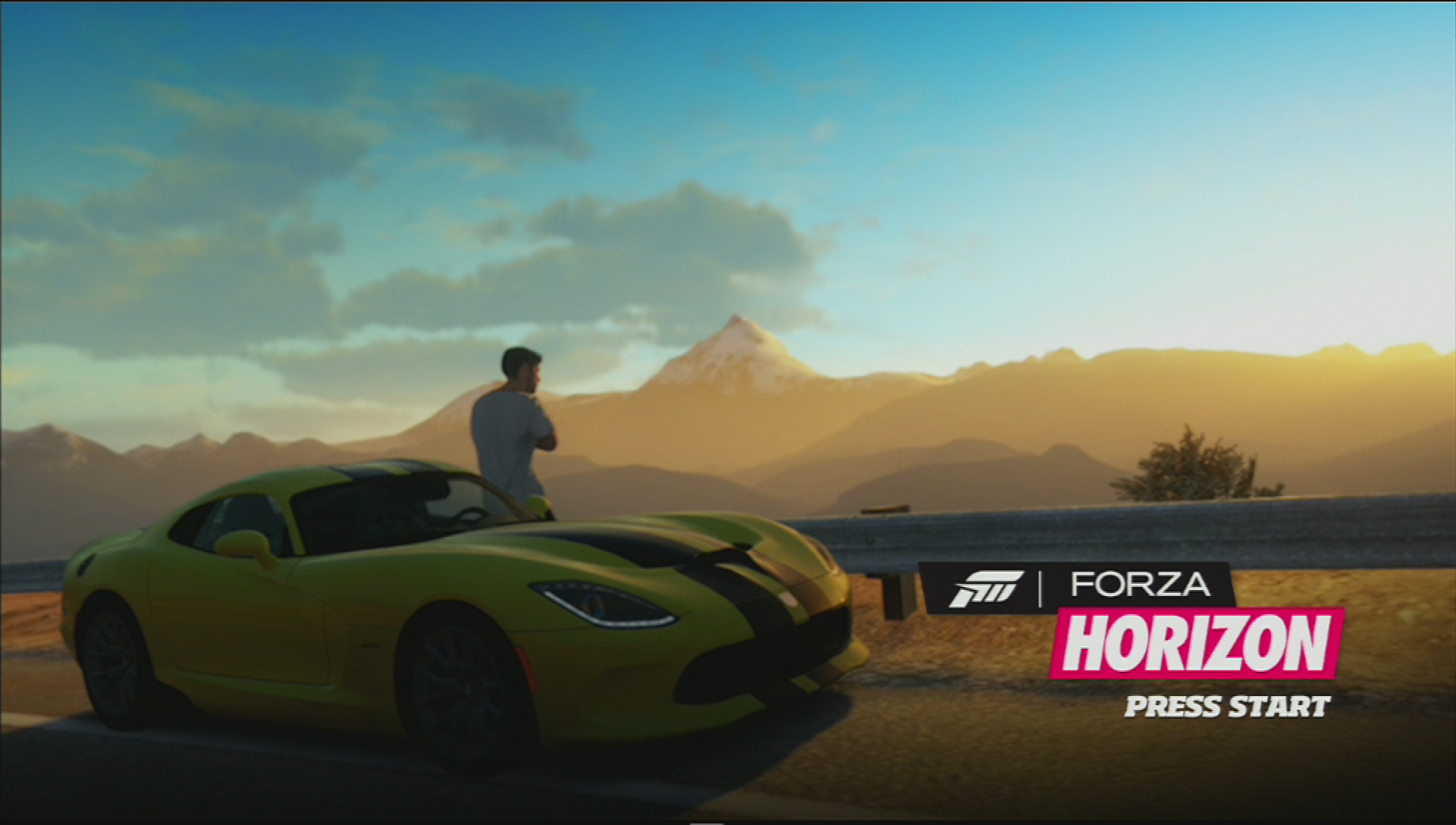 Title screen for Forza Horizon